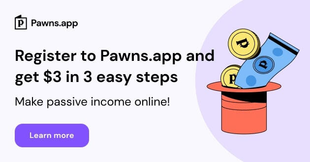 passive income with pawns app